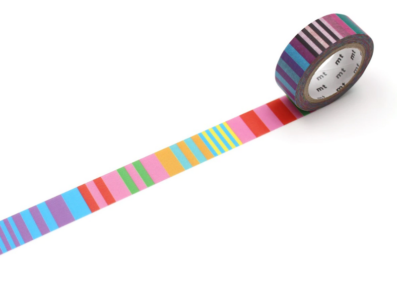 mt x Kaptiza Washi Tape - Candy Stripe