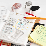 Hobonichi x ONE PIECE Magazine: Versatile Clear Stamps