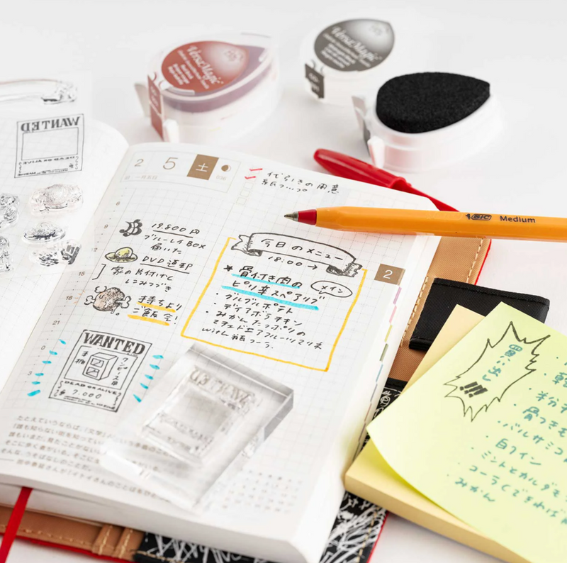 Hobonichi x ONE PIECE Magazine: Versatile Clear Stamps – Yoseka
