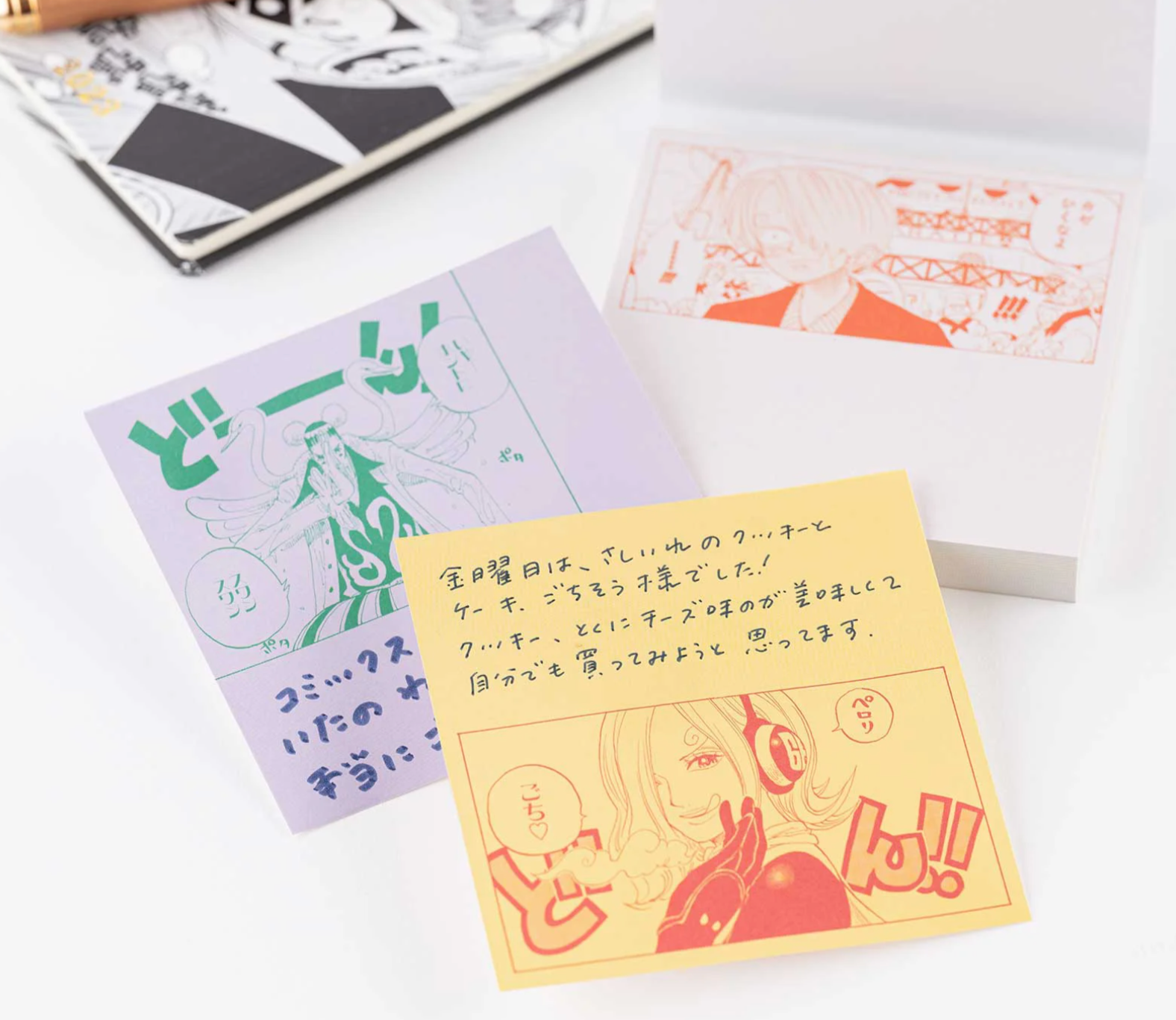 Hobonichi x ONE PIECE Magazine: Square Letter Paper to Share Your Feelings