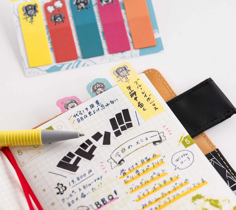 Hobonichi x ONE PIECE Magazine: Clear Sticky Note Set - The Many Faces –  Yoseka Stationery