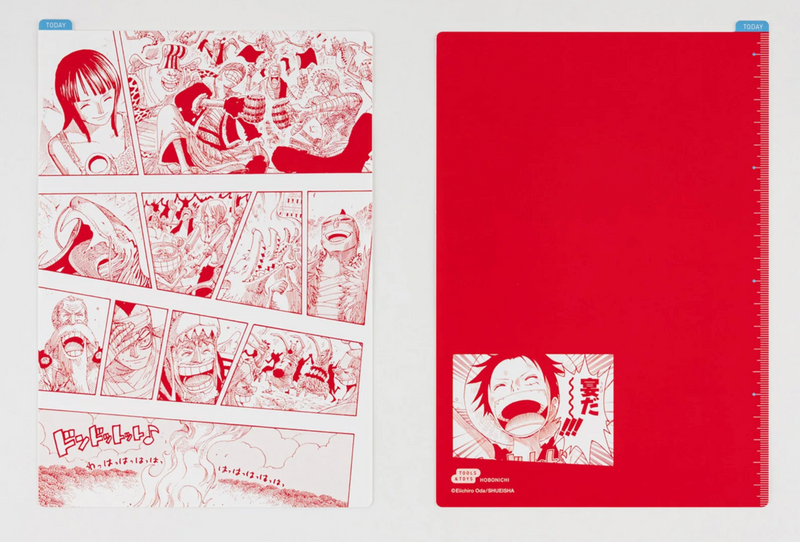 Hobonichi x One Piece Pencil Board - Memories A6 Original - Fish-Man Island