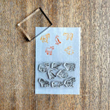 Mizushima Jizai Clear Stamp Set - Pocket