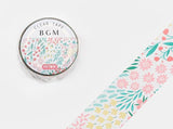 BGM Clear Tape - Flower Colorful