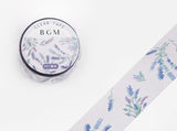 BGM Clear Tape - Flower Purple