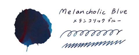 Teranishi Guitar Taisho Roman Haikara Fountain Pen Ink - Melancholic Blue