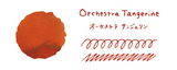 Teranishi Guitar Taisho Roman Haikara Fountain Pen Ink - Orchestra Tangerine