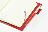 Hobonichi 5-Year Techo Leather Cover - A6 - Red