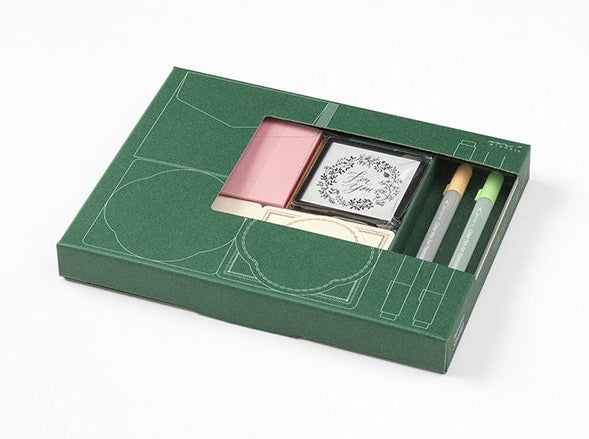 Midori Stamp,Penetrating Stamp,Japanese Cut Stamps, Oil-based Ink, DIY  Scrapbook Postcards Decoration, School Supplies - AliExpress