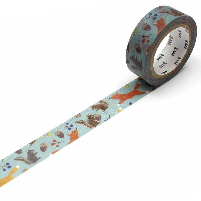 mt Washi Tape Embroidery Fox And Squirrel