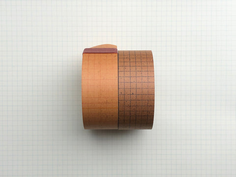 Classiky - Yoko Inoue Grid 30mm Kraft Paper Tape