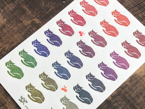 Classiky - Mihoko Seki Small Stickers - Cats