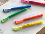 Kokuyo Beetle Tip 3way Highlighter Pen - Pink