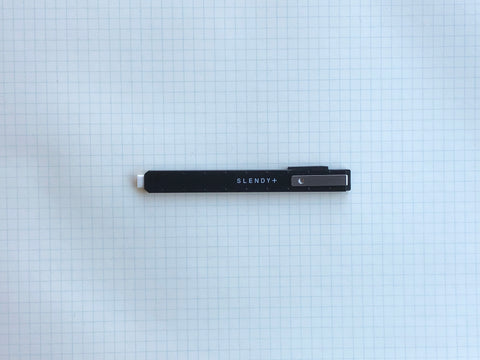 SEED Slendy+ Steel Holder Eraser - Black