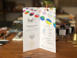 Halt Sticker - Organizing Sticker - Blue/Yellow