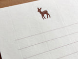 Mini Letter Set with Deer Stickers