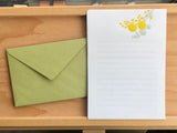 Letterpress Letter Set - Yellow Mimosa