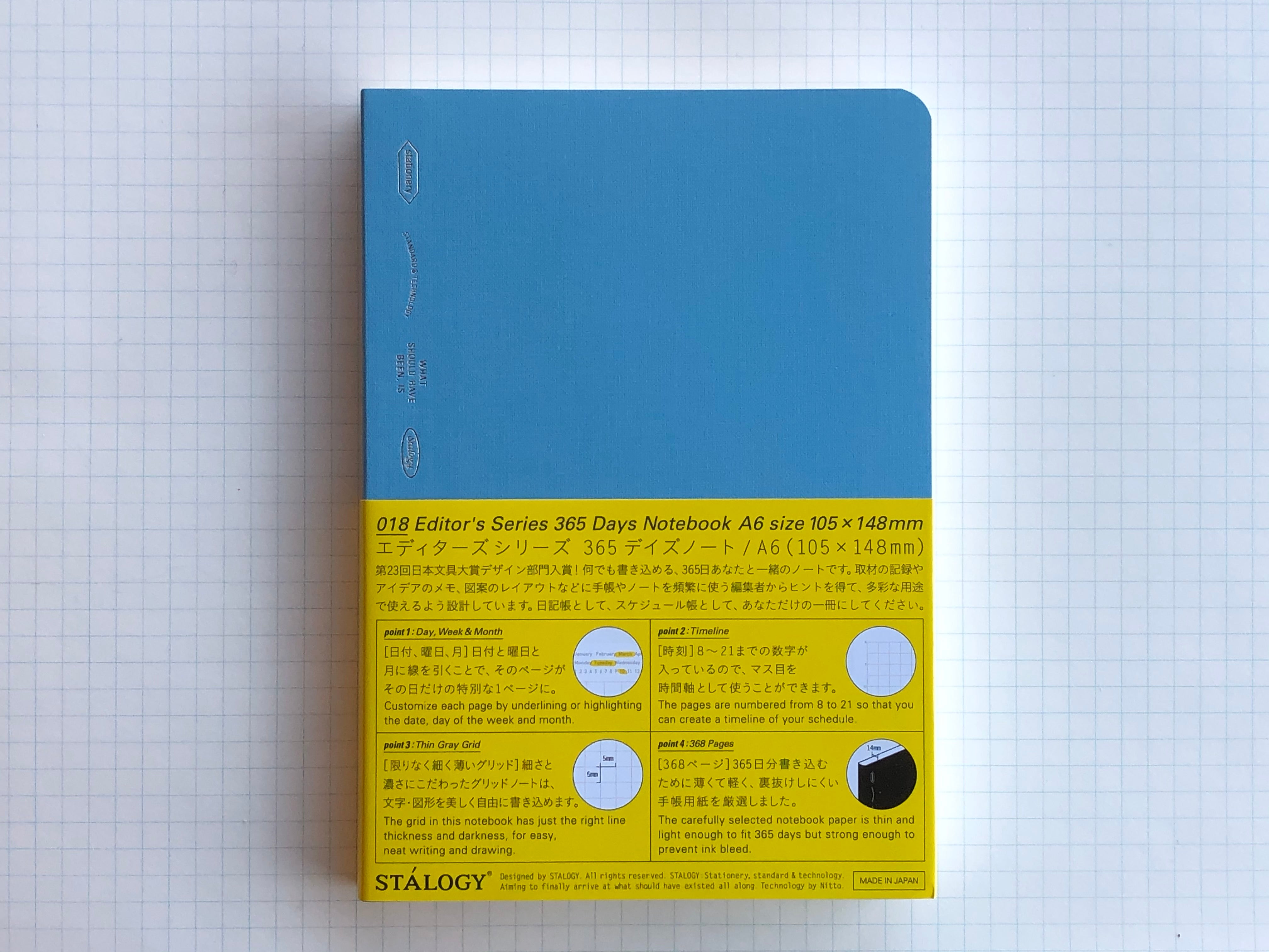 Stalogy Editor's Series 365Days Notebook - A6 - Colors