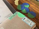 Halt Sticker - Organizing Sticker - Blue/Green