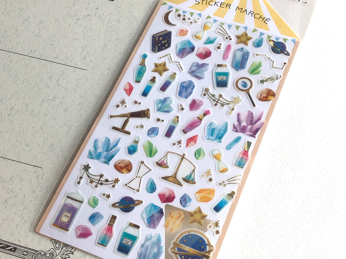 Sticker Marche Minerals – Yoseka Stationery