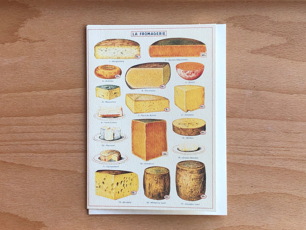 Cheese Greeting Card โ Yoseka Stationery