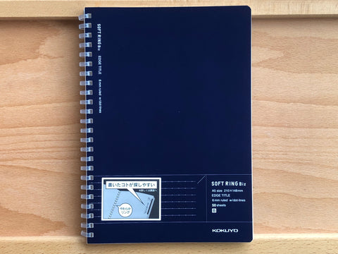 Kokuyo Soft Ring Biz Notebook - Dot Line - A5