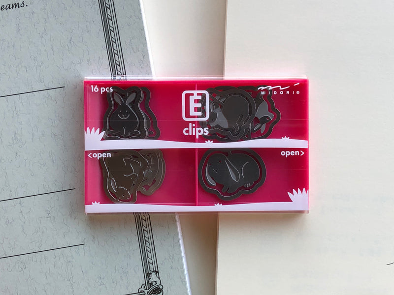 Midori Etching Clip E Clips - Rabbit
