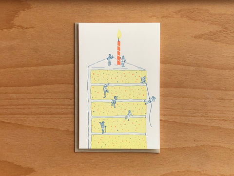 Cake Climbers Greeting Card