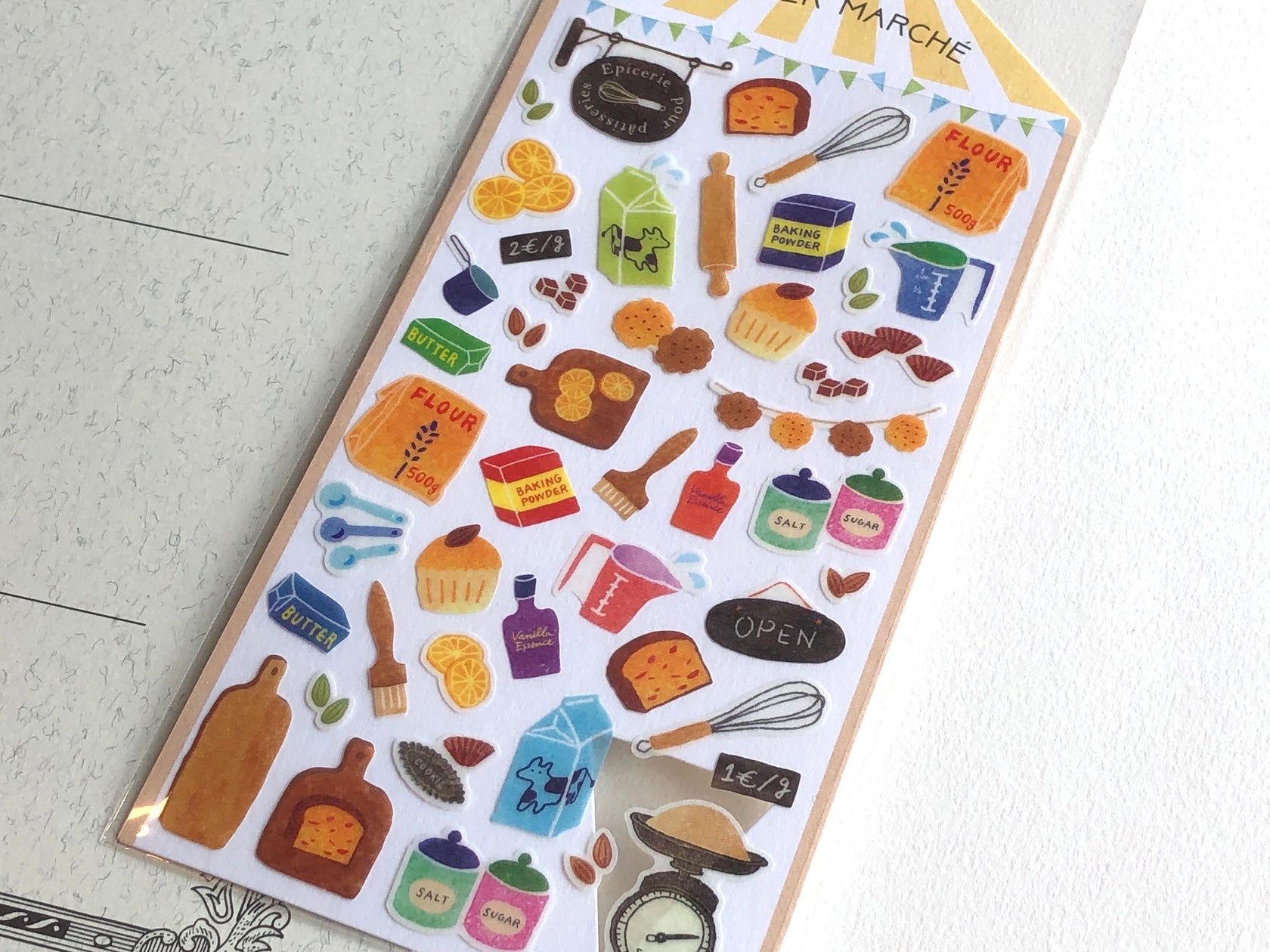 Sticker Marche Tools For Baking – Yoseka Stationery