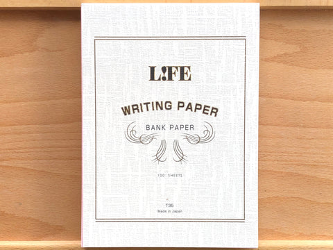Life Bank Paper Pad - White