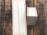 Classiky - Letterpress Folded Memo Card - Orange