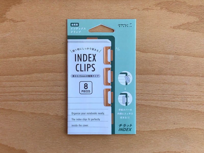 Index Clips - Gold