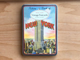 New York City Glitter Vintage Postcards