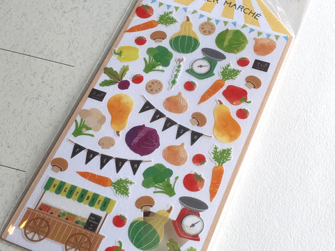 Sticker Marche Vegetable