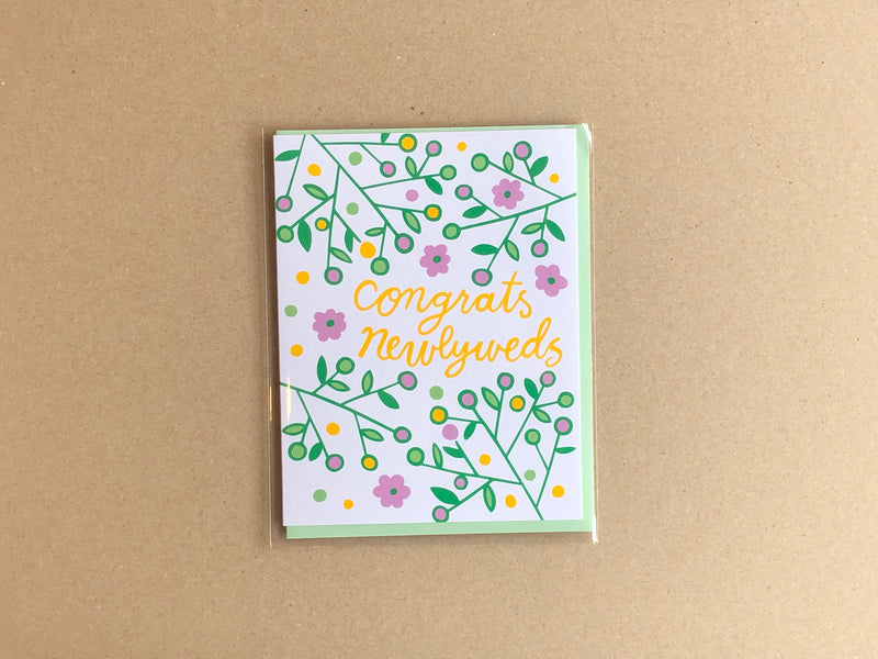 Congrats Newlyweds Card