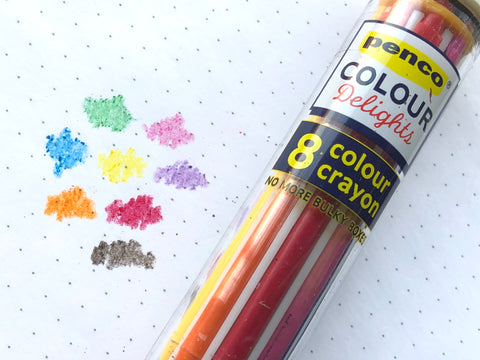 Penco 8 Color Crayon