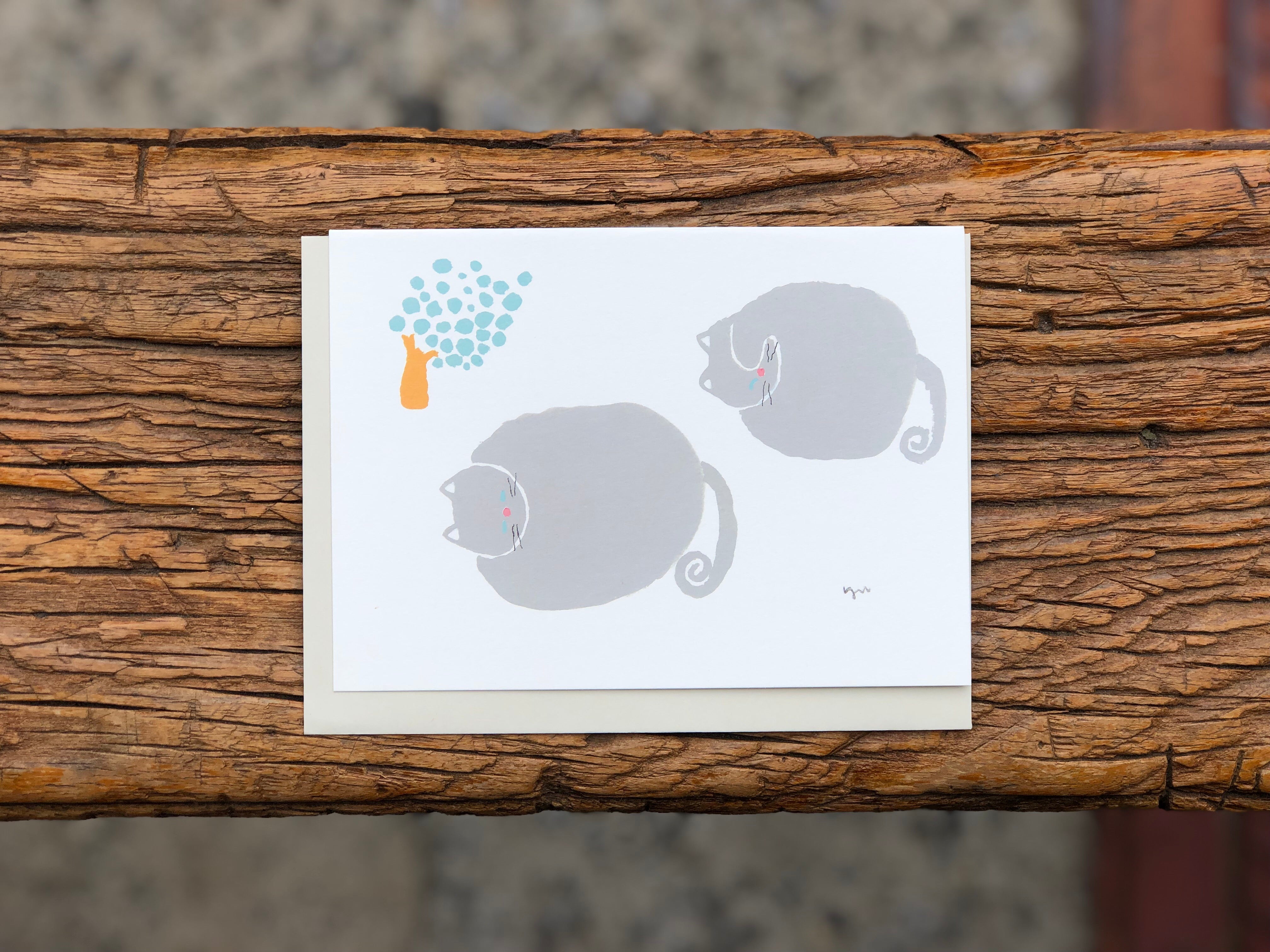 Sleepy Cats Card