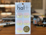 Halt Sticker - Organizing Sticker - Pastel Pink/Light Yellow