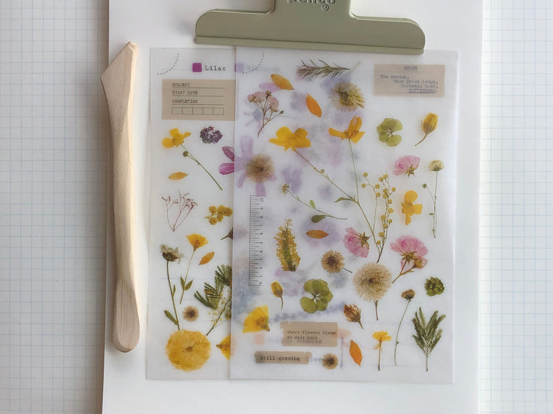MU Print-On Stickers - Flower Diary - #103