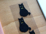Mini Letter Set with Black Cat Stickers