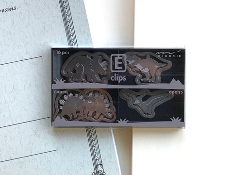 Midori Etching Clip E Clips - Dinosaur