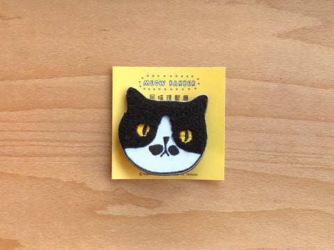 Meow Barber Pin - Mr. Mustache
