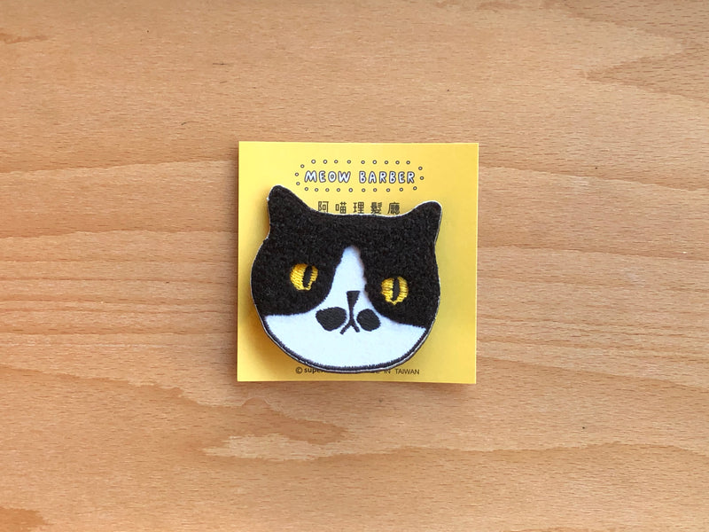 Meow Barber Pin - Mr. Mustache