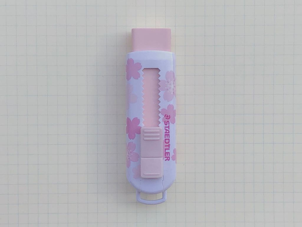 Staedtler Retractable Sakura Eraser with Holder Yoseka Stationery