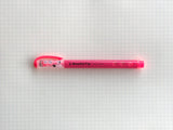 Kokuyo Beetle Tip 3way Highlighter Pen - Pink