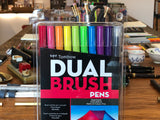 Dual Brush Pen Set - 10 Bright