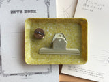 Hightide Marble Desk Tray - Small - Mustard