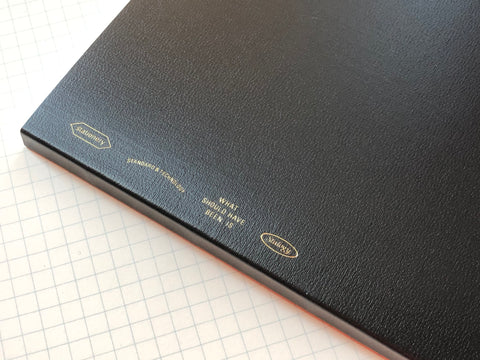 Stalogy Editor's Series 1/2 Year Notebook - B6 - Black