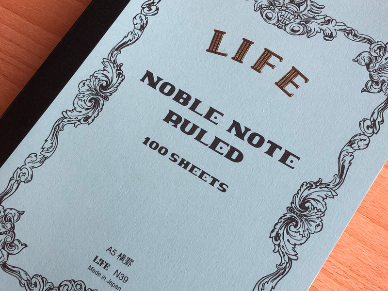 Life Noble Note - A5 - Ruled – Yoseka Stationery