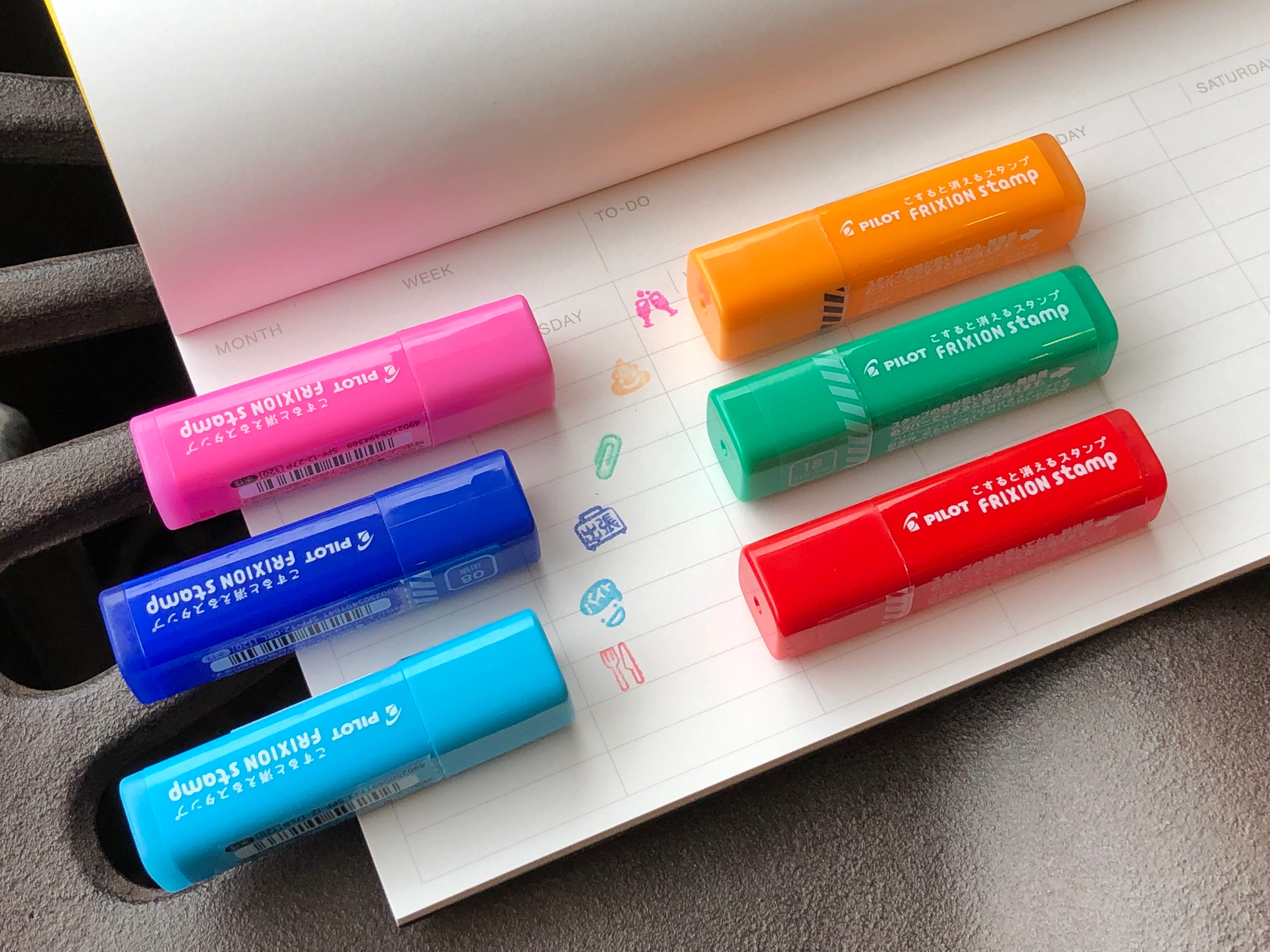 FriXion Erasable Stamp - Blue - Train